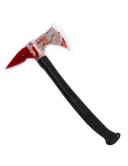 Hacha con sangre falsa 34 cm