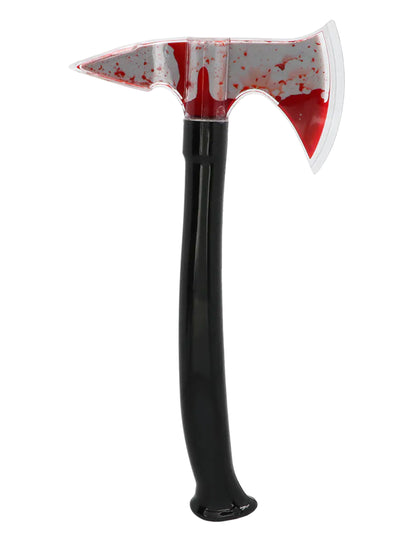 Hacha con sangre falsa 34 cm