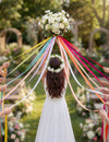Juego de cintas para boda, 15 cintas multicolores