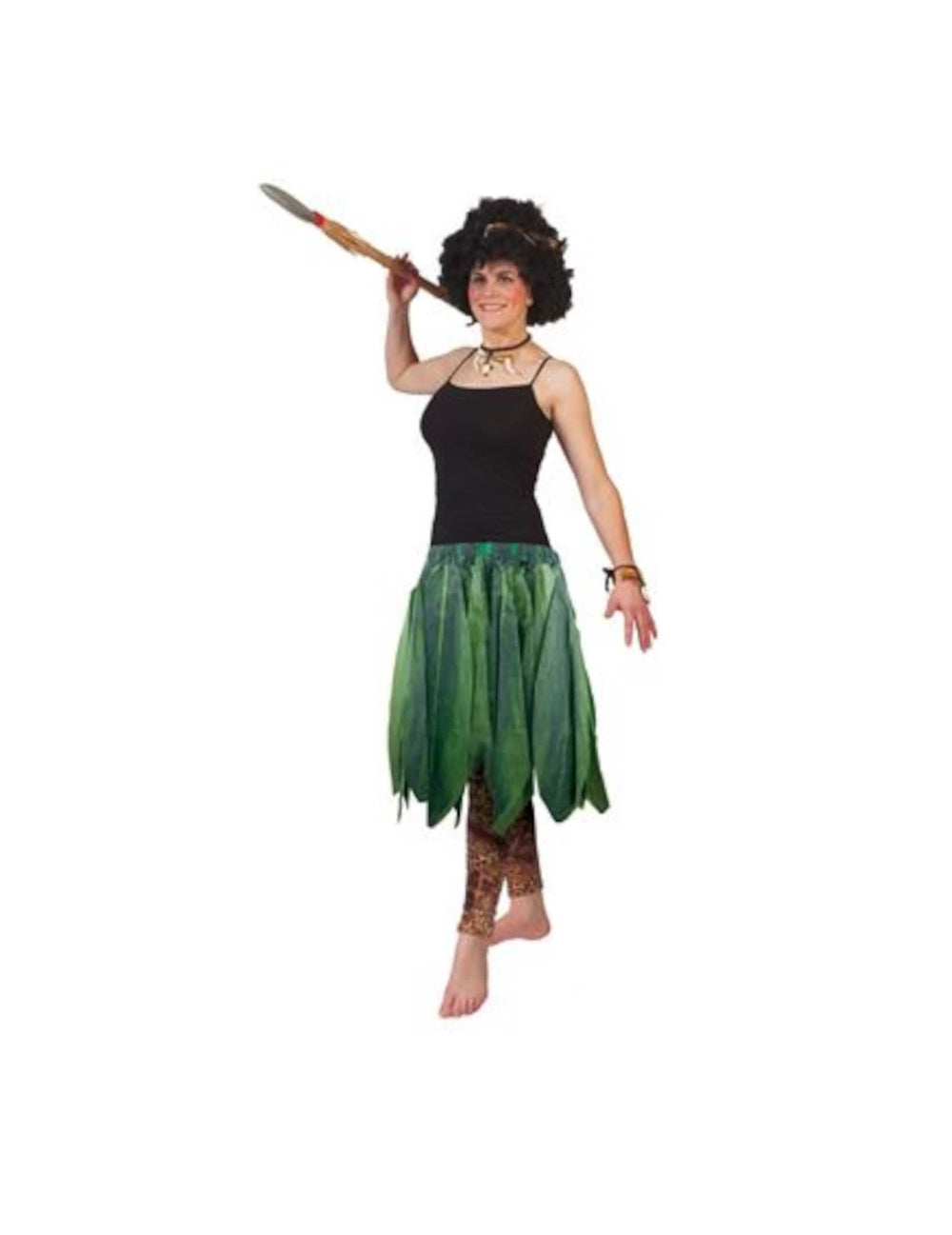 Vista general de la falda hawaiana para mujer