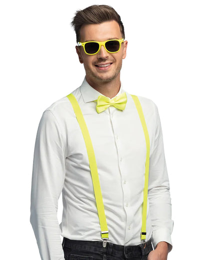Kit de accesorios de 3 piezas amarillo flúor UV