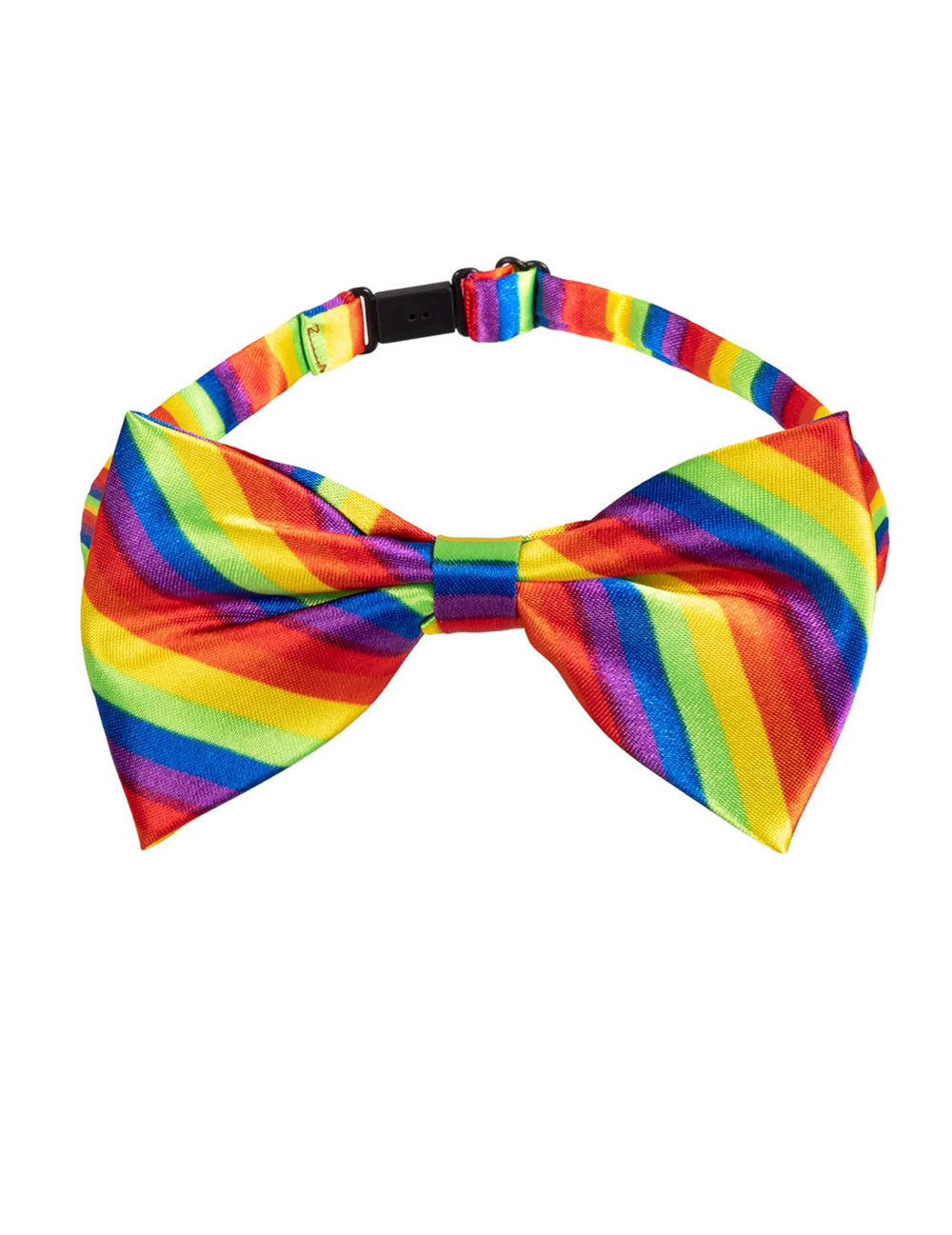 Vue du nœud papillon du kit d'accessoires arc en ciel