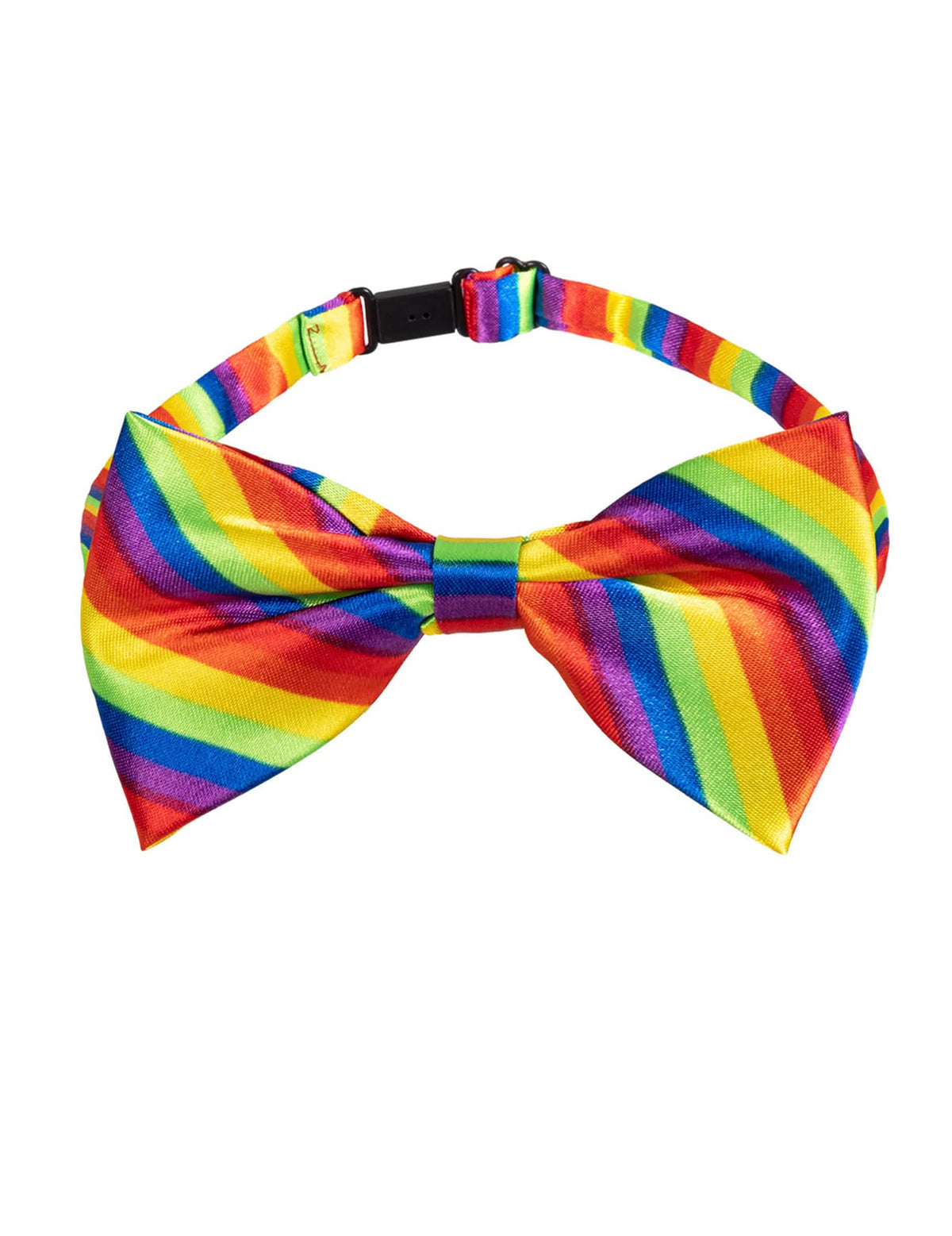 Vue du nœud papillon du kit d'accessoires arc en ciel