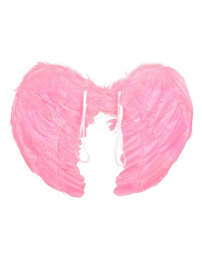 Vue de dos des ailes en plumes du kit accessoires d'ange