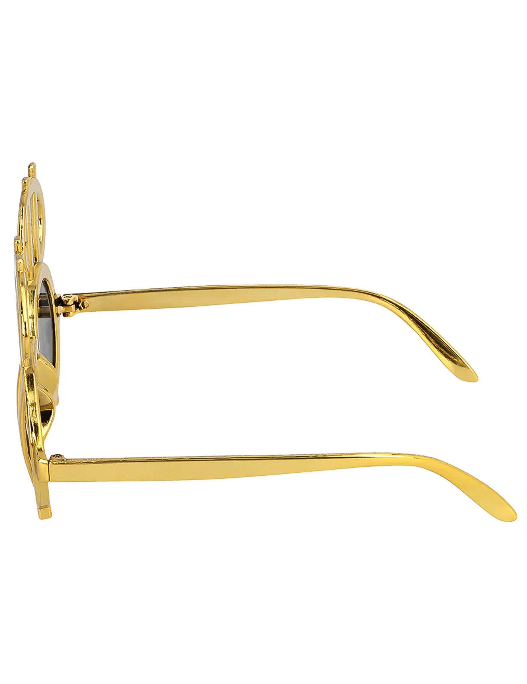 Vue de profil des lunettes du kit accessoires dollars