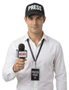 Kit de accesorios de periodista para adulto