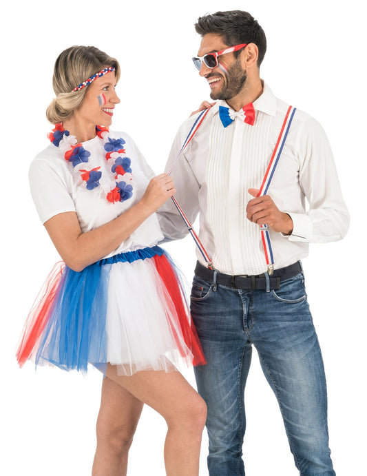 Kit de accesorios hincha Francia adulto