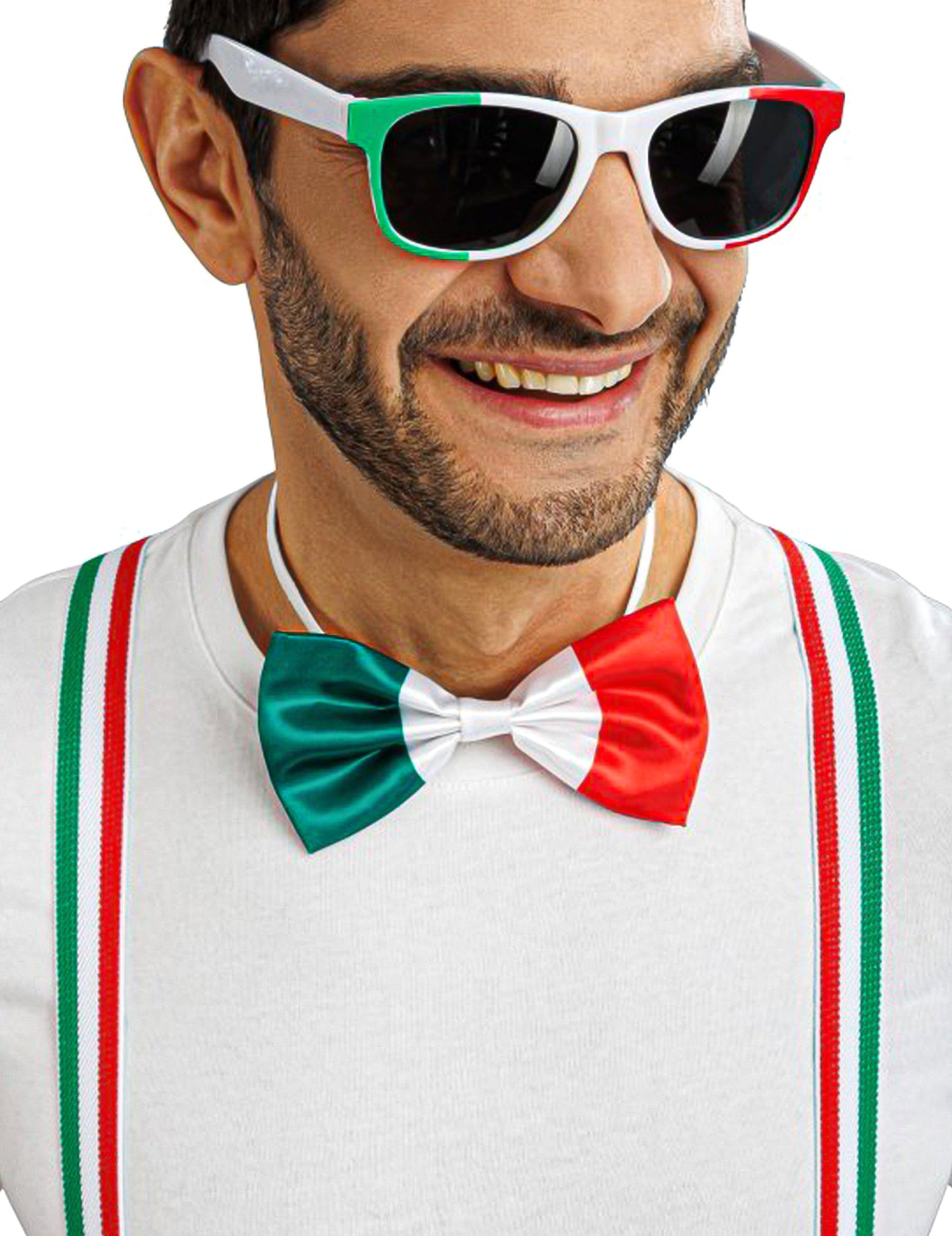 Kit de accesorios de hincha de Italia para adulto