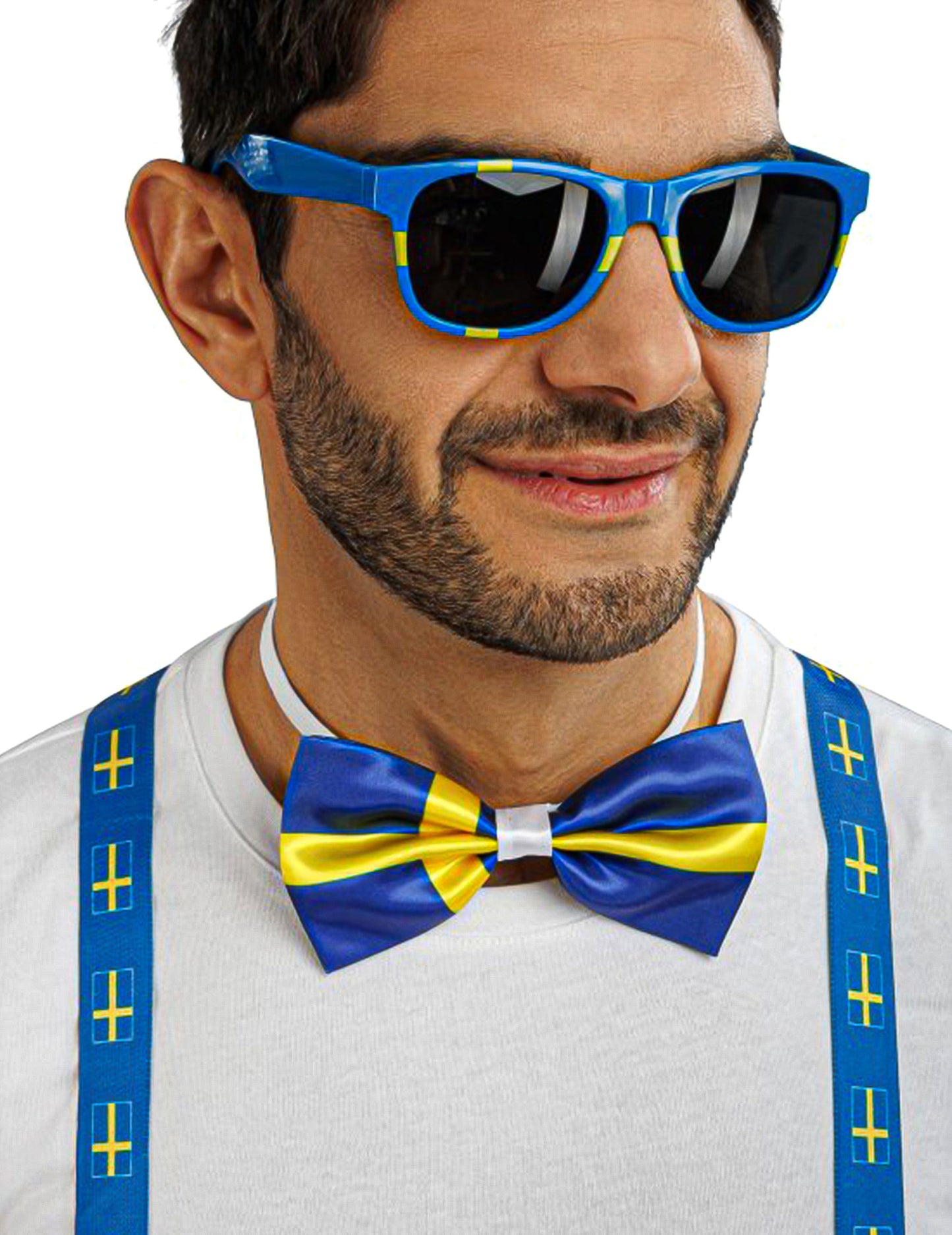 Kit de accesorios de hincha de Suecia para adulto