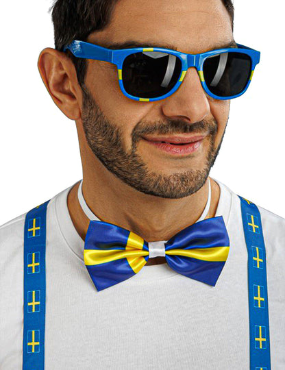 Kit de accesorios de hincha de Suecia para adulto