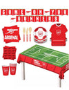 Kit de cumpleaños Arsenal Football Club 44 piezas