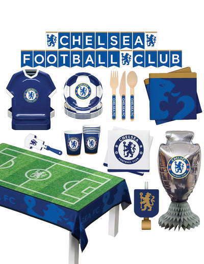 Kit de cumpleaños del Chelsea Football Club 75 piezas