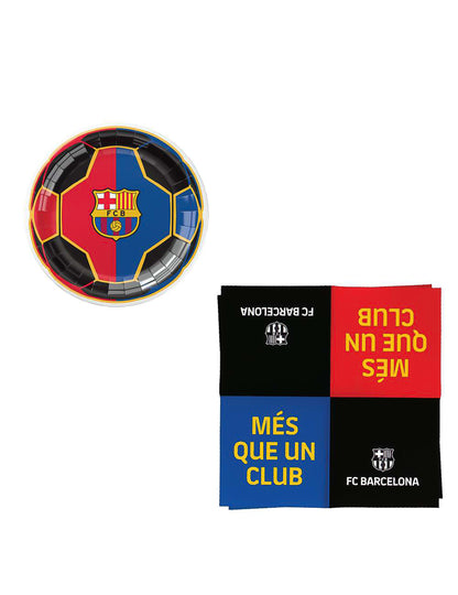 Kit de cumpleaños FC Barcelona 44 piezas