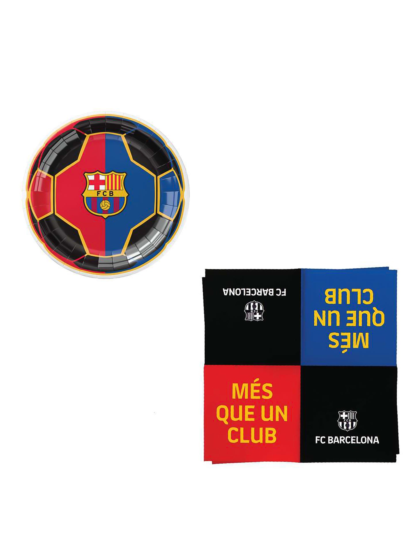 Kit de cumpleaños FC Barcelona 75 piezas