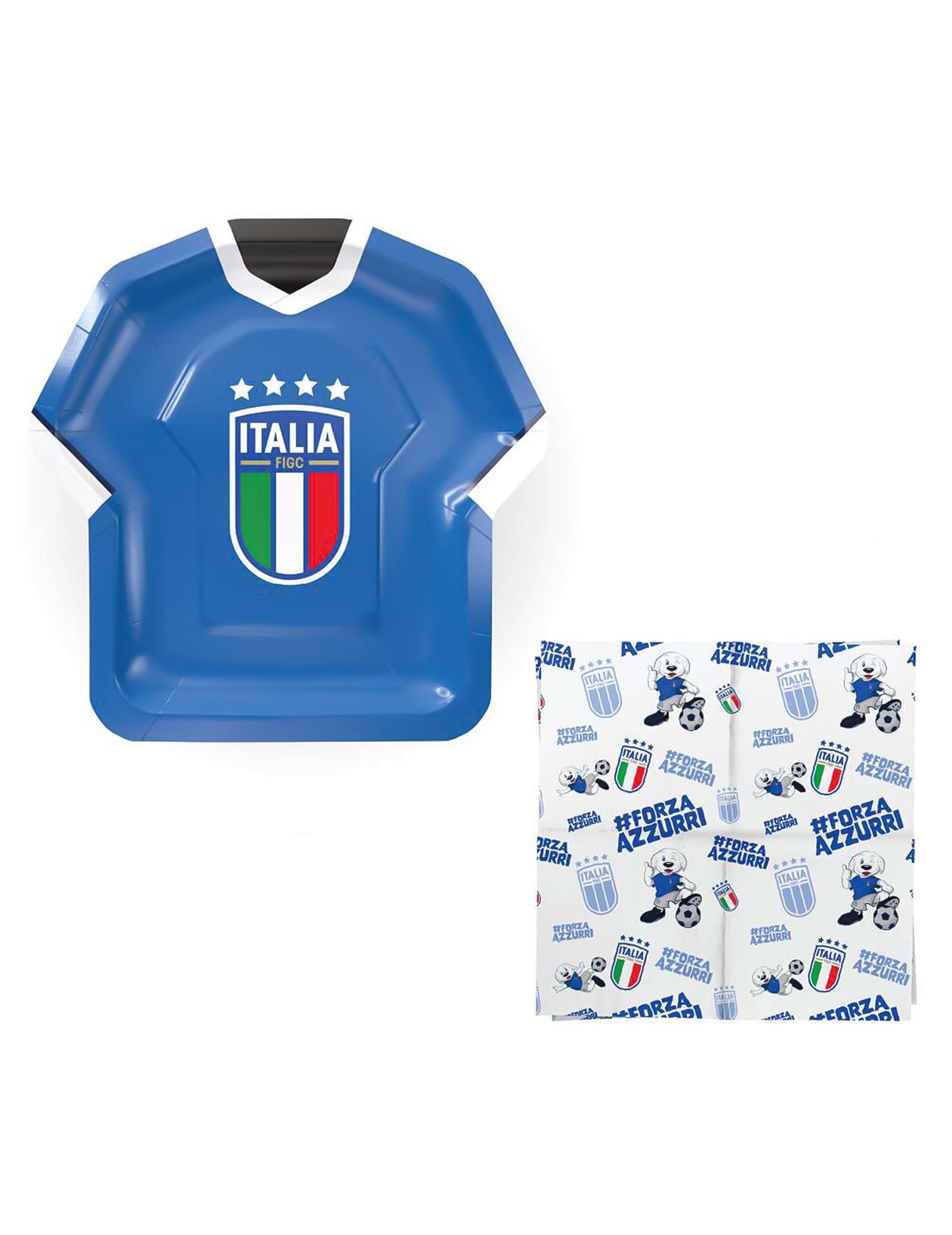 Kit cumpleaños Federación Italiana de Fútbol 44 piezas
