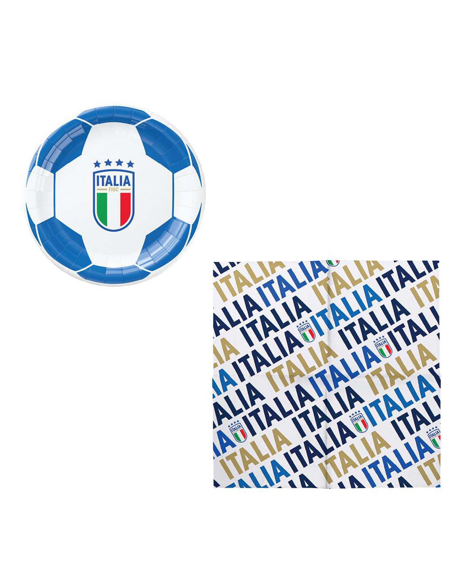 Kit cumpleaños Federación Italiana de Fútbol 44 piezas