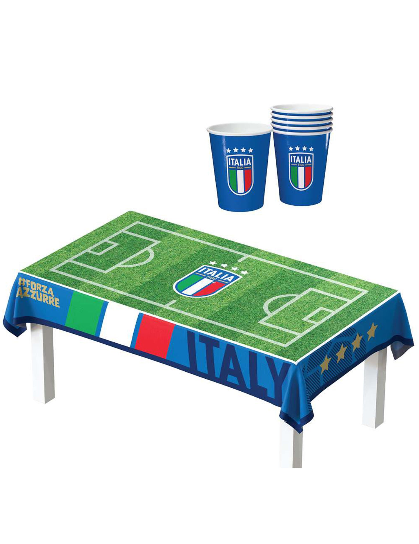Kit cumpleaños Federación Italiana de Fútbol 44 piezas
