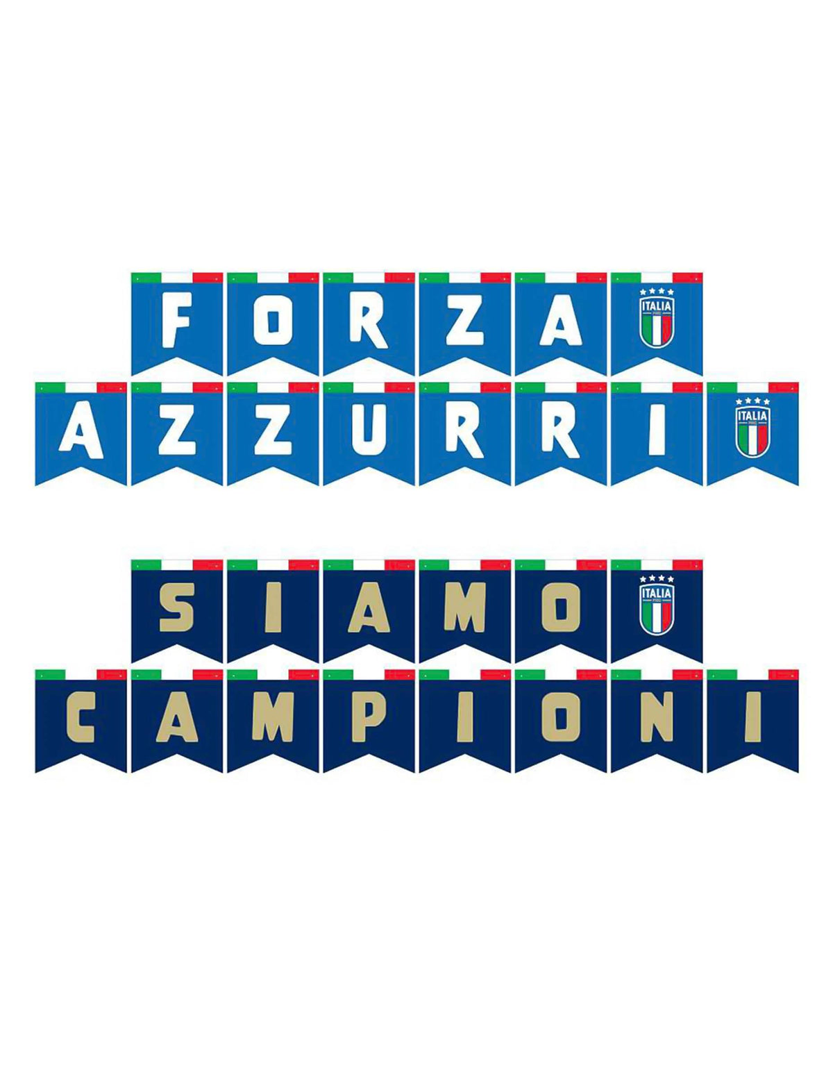 Kit cumpleaños Federación Italiana de Fútbol 44 piezas