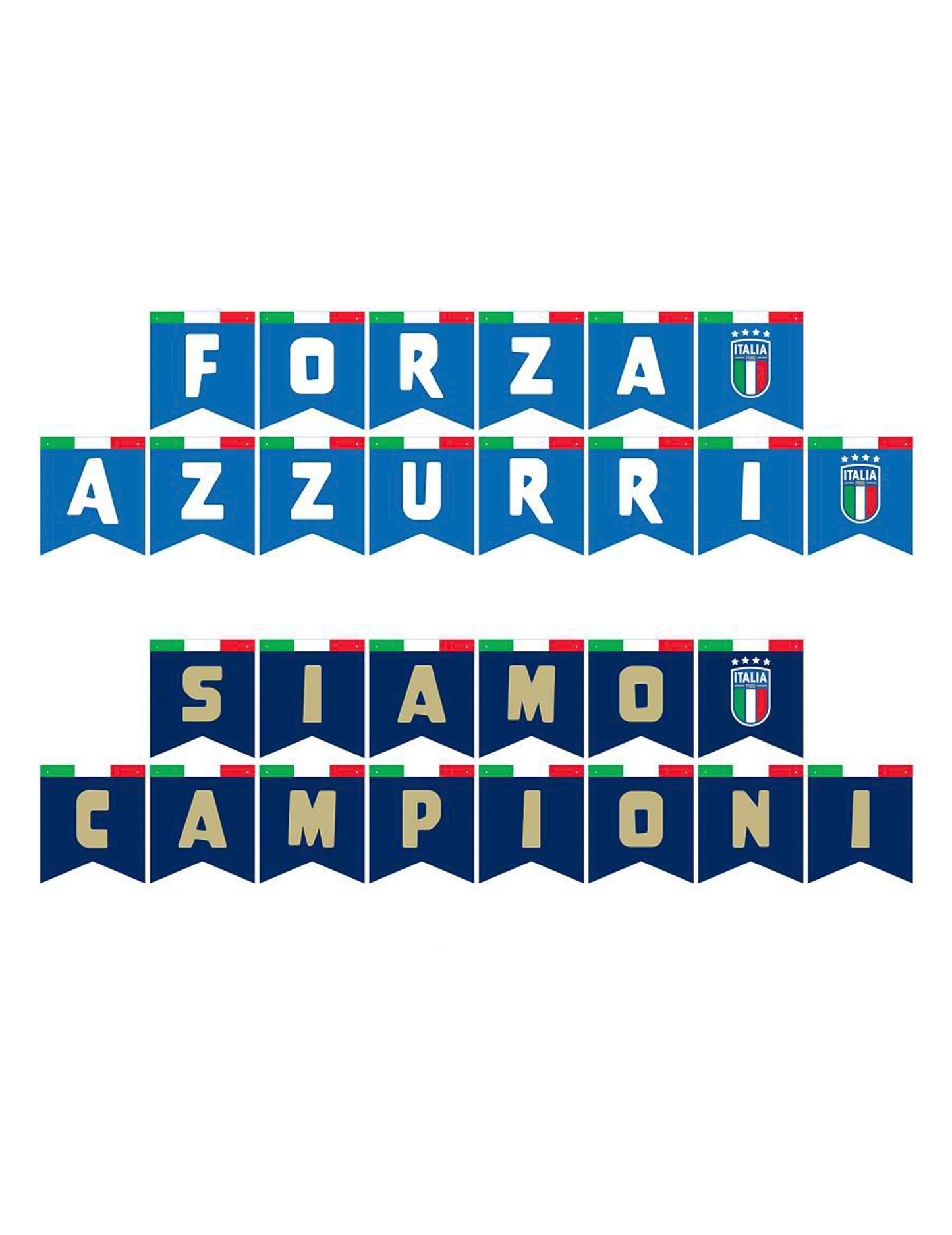 Kit cumpleaños Federación Italiana de Fútbol 44 piezas