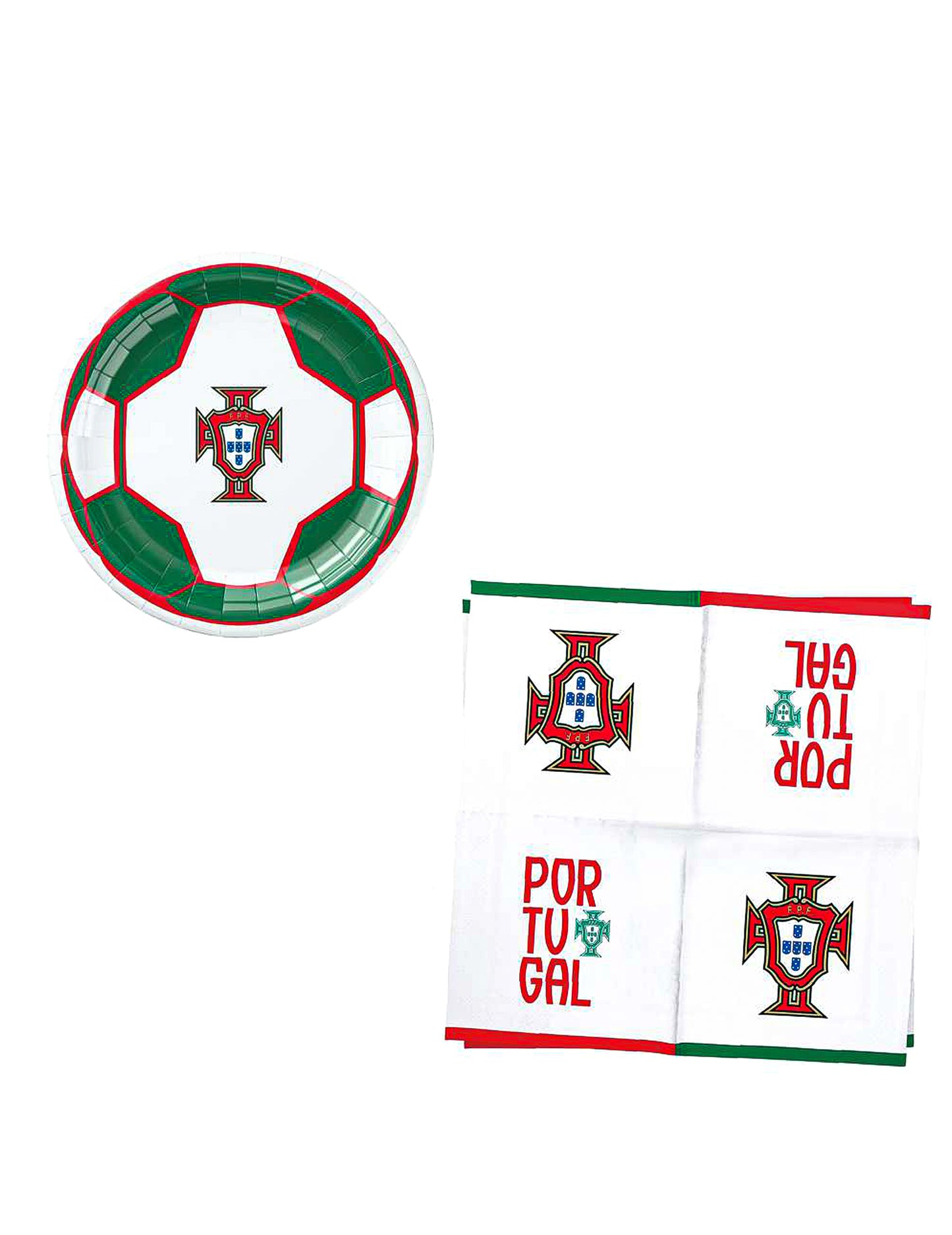 Kit cumpleaños Federación Portuguesa de Fútbol 44 piezas