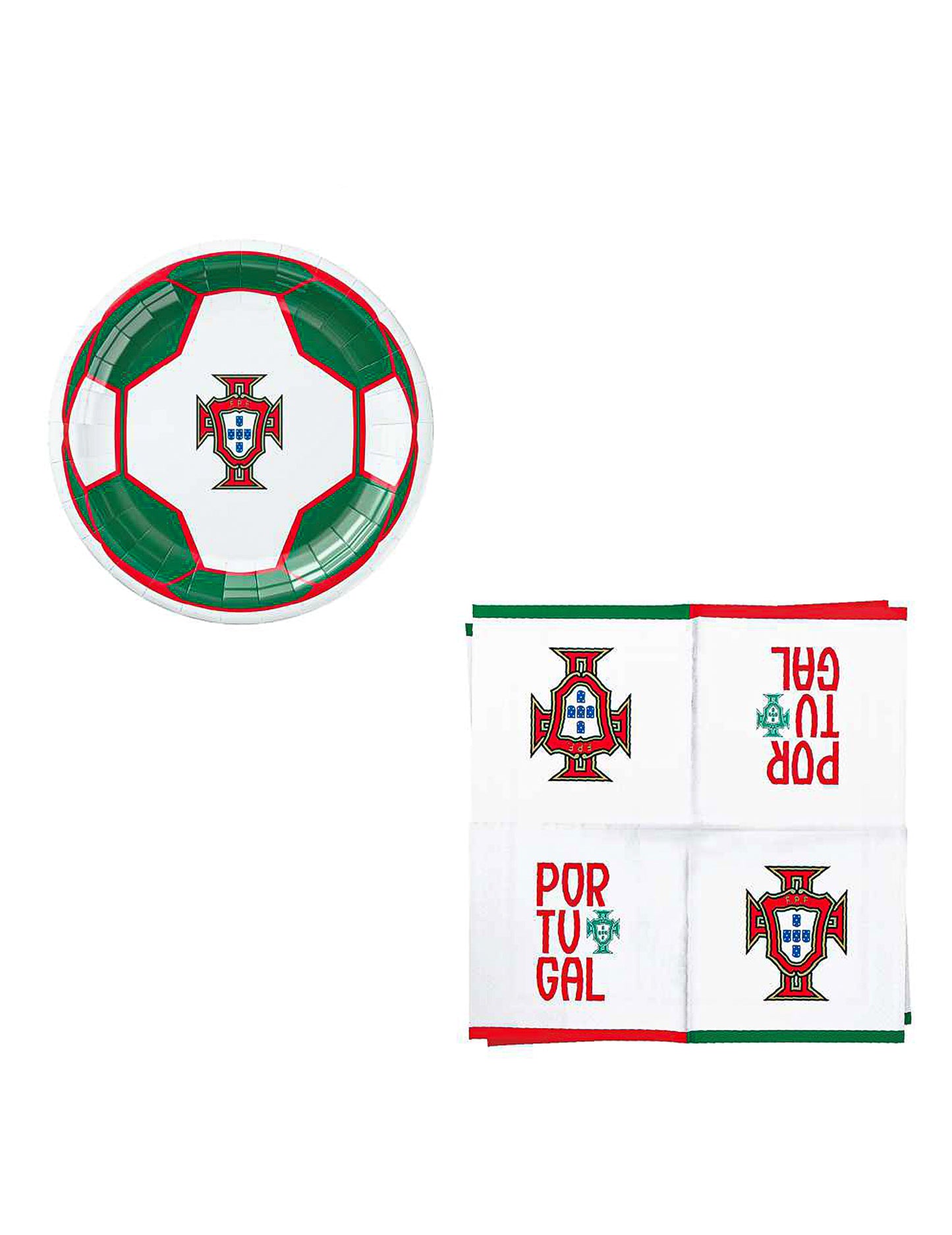 Kit cumpleaños Federación Portuguesa de Fútbol 75 piezas