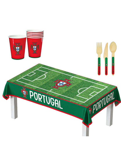 Kit cumpleaños Federación Portuguesa de Fútbol 75 piezas