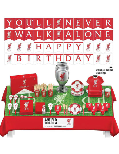 Kit de cumpleaños Liverpool Football Club 75 piezas