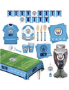 Kit de cumpleaños del Manchester City Football Club 75 piezas