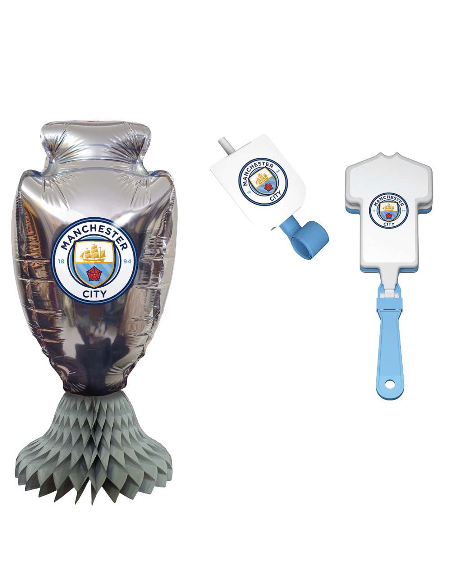 Kit de cumpleaños del Manchester City Football Club 75 piezas
