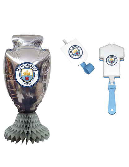 Kit de cumpleaños del Manchester City Football Club 75 piezas