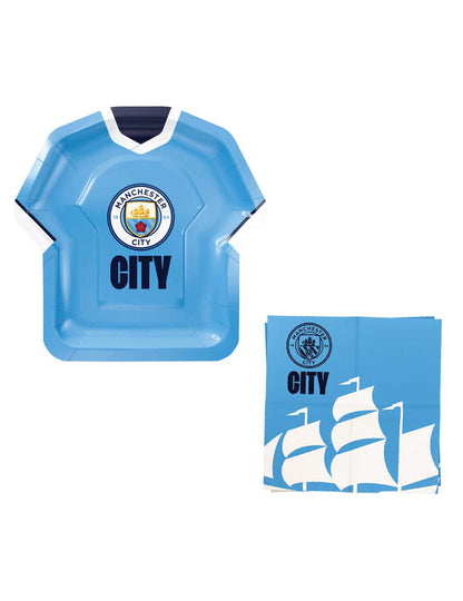 Kit de cumpleaños del Manchester City Football Club 75 piezas