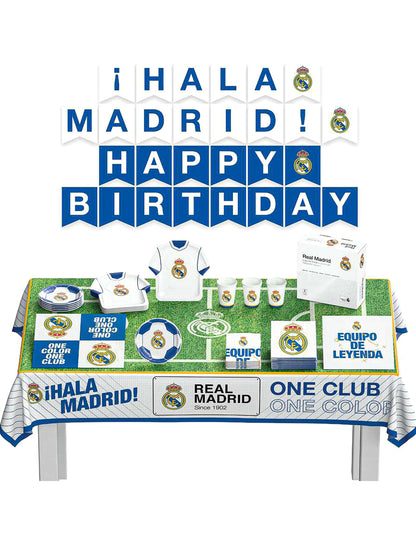 Kit cumpleaños Real Madrid CF 44 piezas