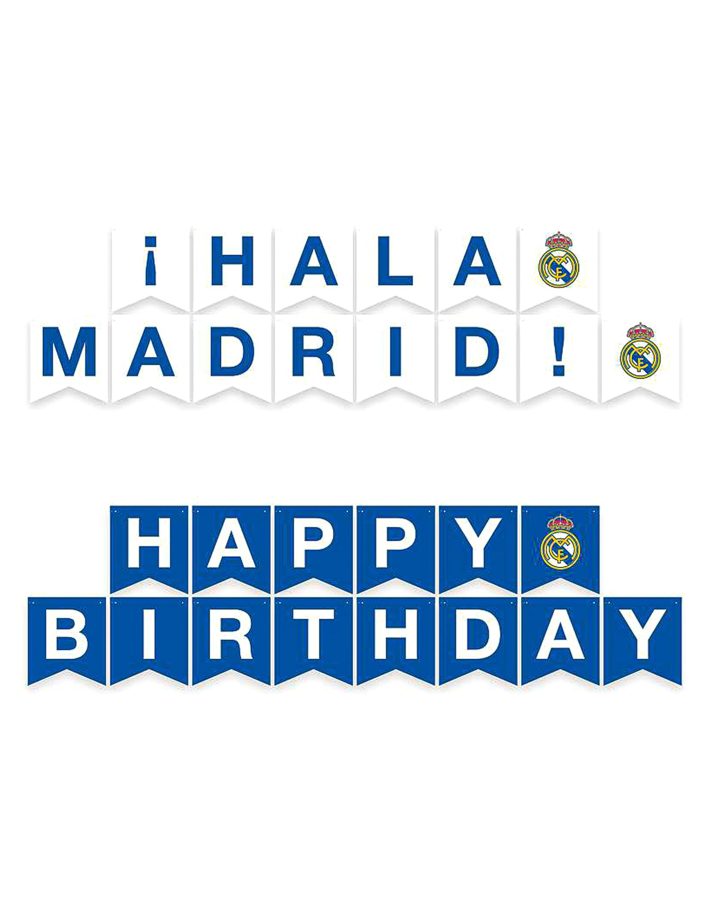 Kit cumpleaños Real Madrid CF 44 piezas