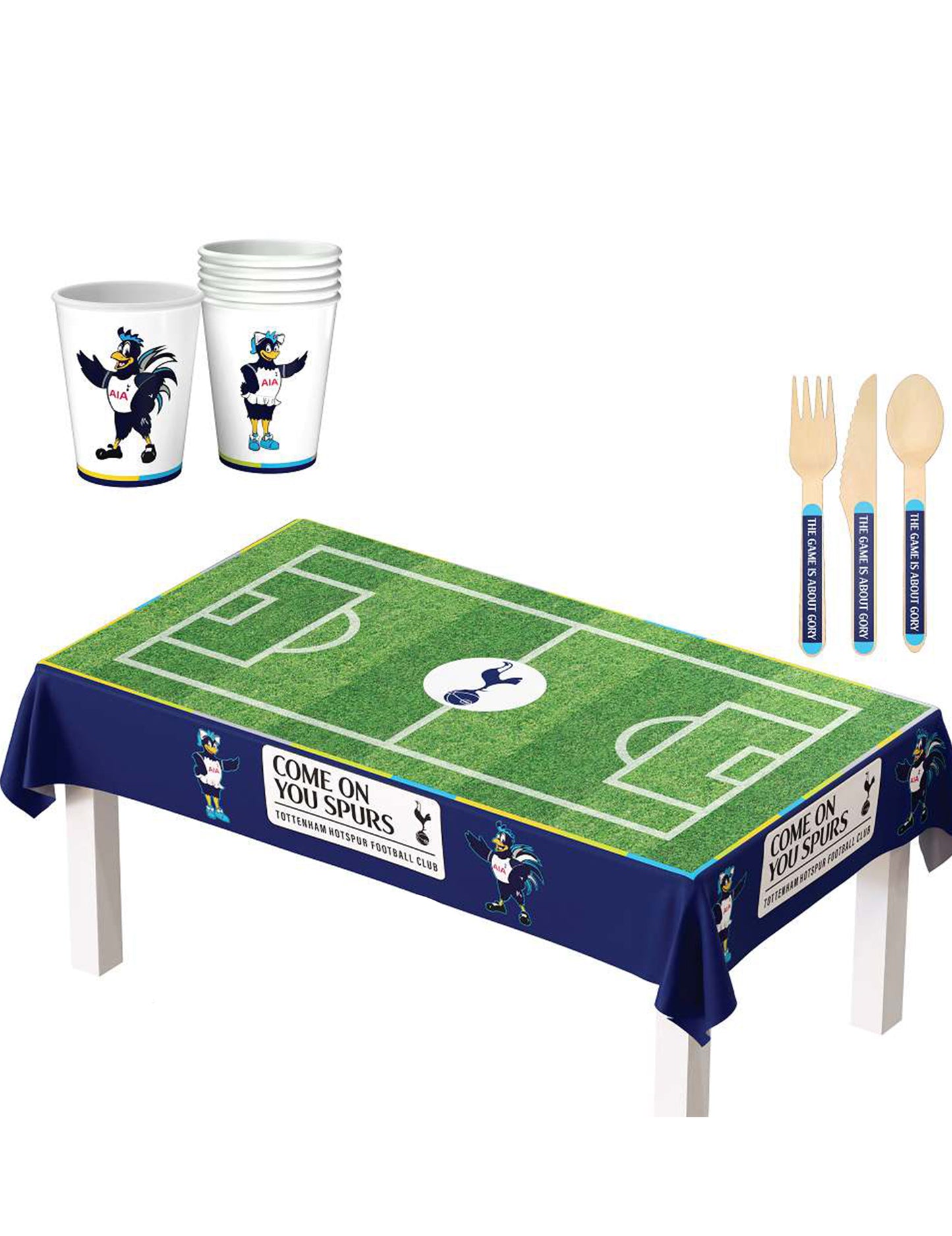 Kit de cumpleaños Tottenham Hotspur Football Club 75 piezas
