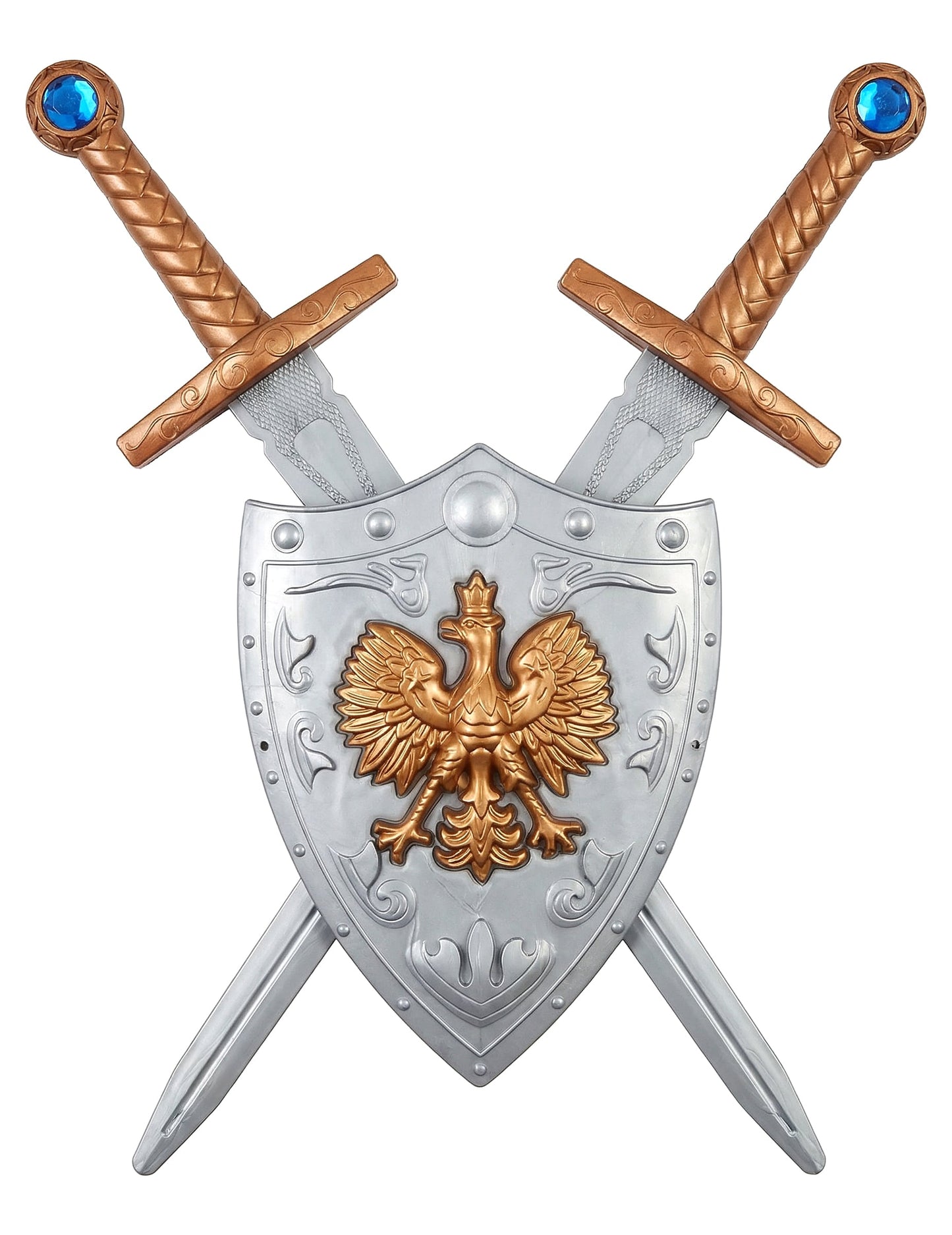 Kit escudo 2 espadas gladiador niño