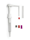 Kit distributeur HI-FLOAT blanc avec clips de dosage colorés