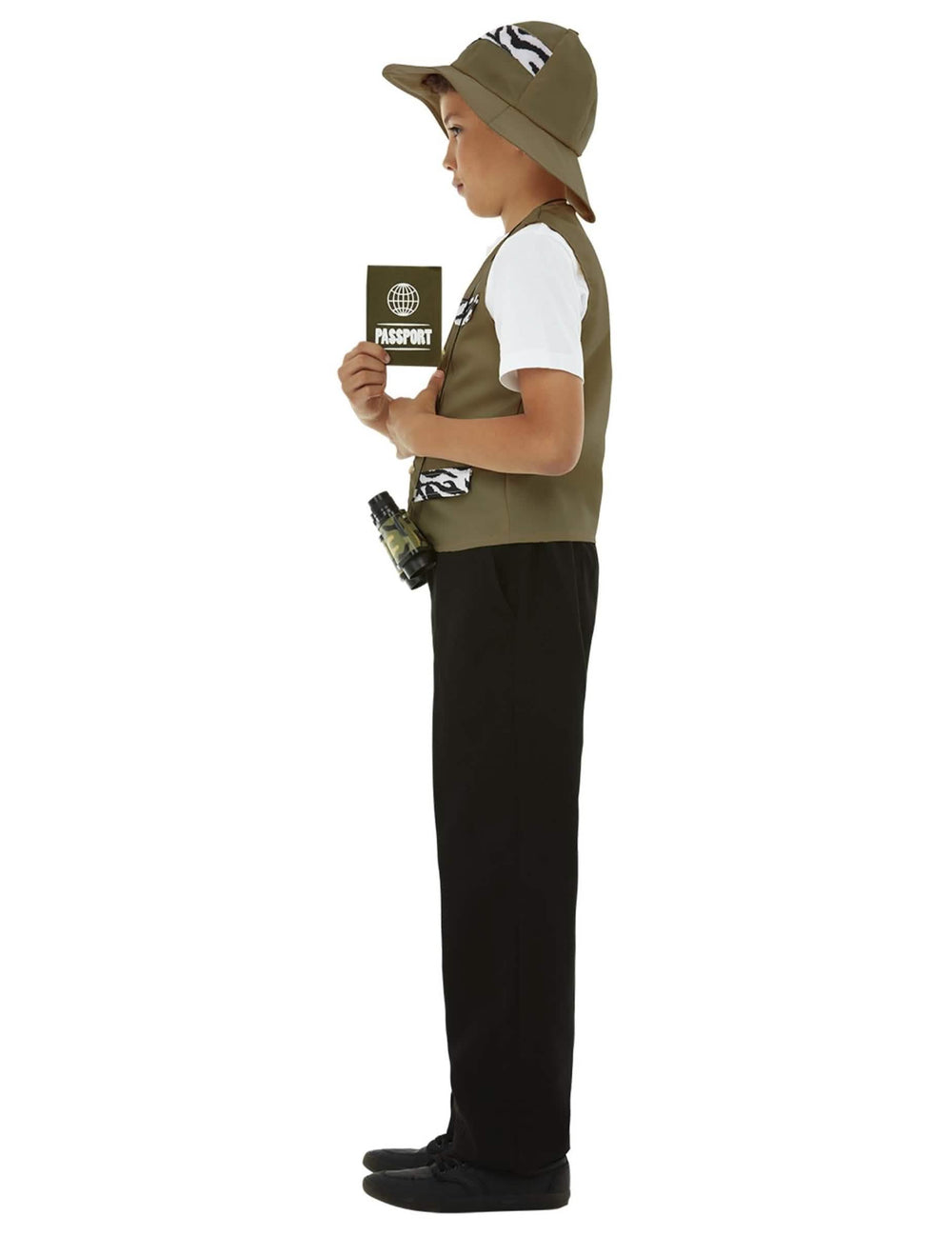 Vista de perfil del kit explorador para niño