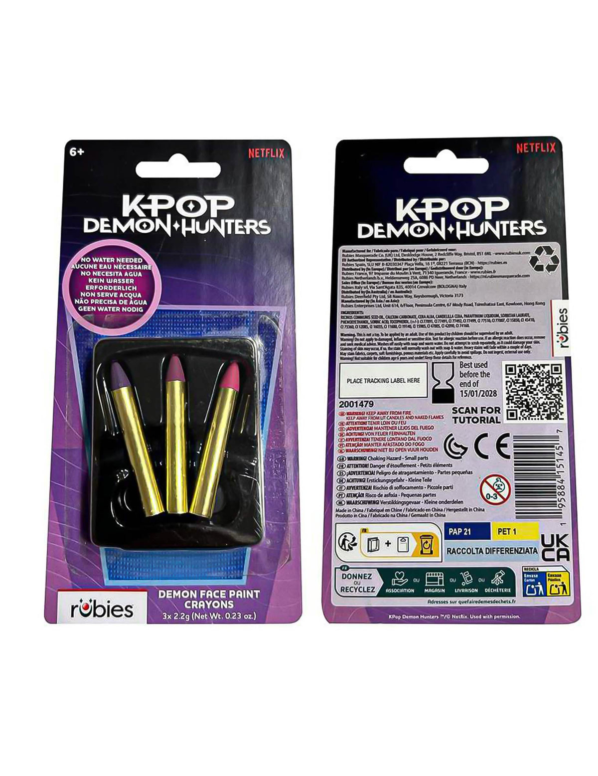 Kit de maquillaje de demonio Kpop Demon Hunters™