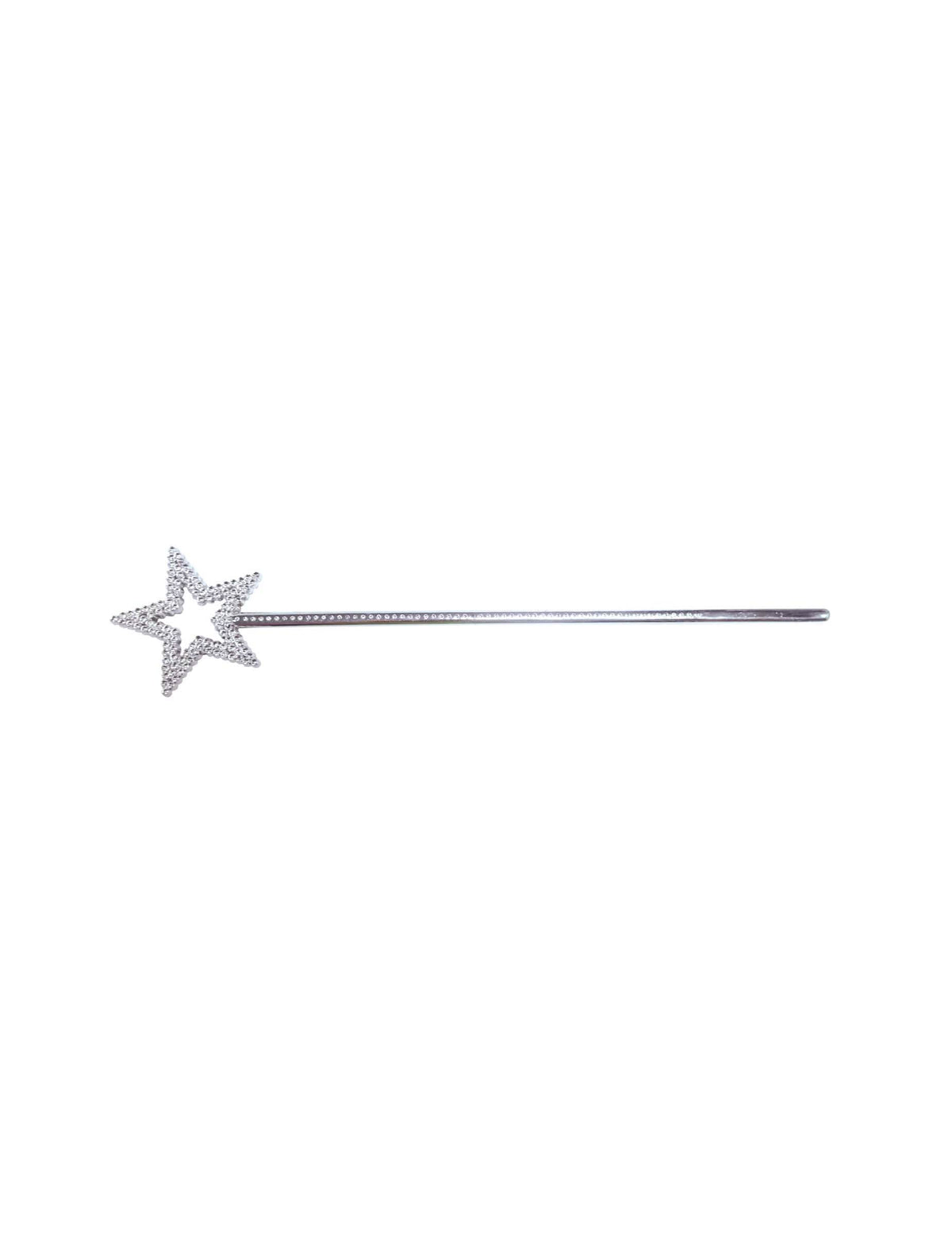 Varita mágica estrellada del kit de tiara y varita de princesa
