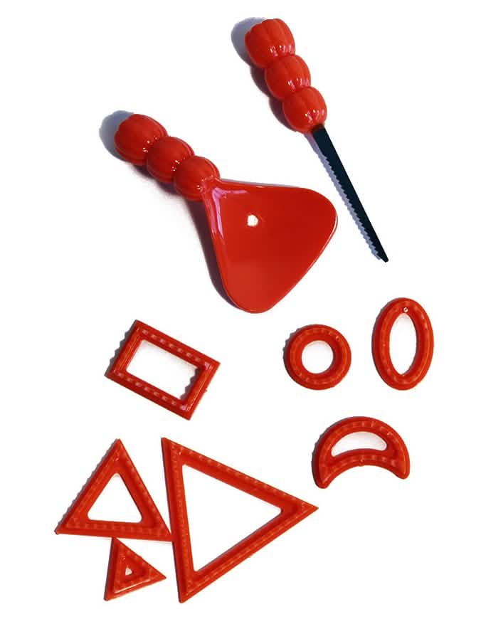 Kit de escultura para calabazas para halloween naranja con cuchillo y cortadores de galletas