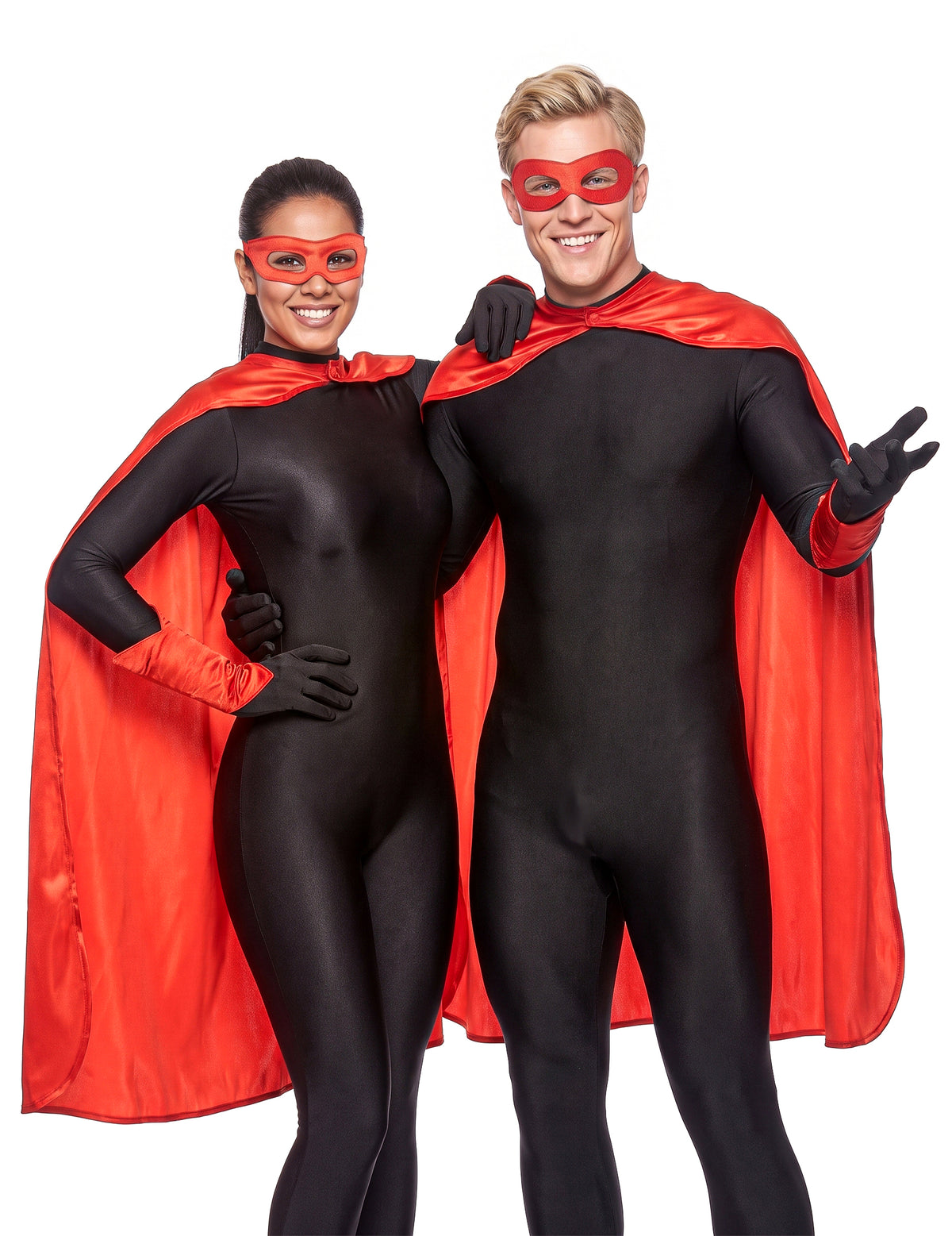 Kit accesorios superhéroes rojos adulto