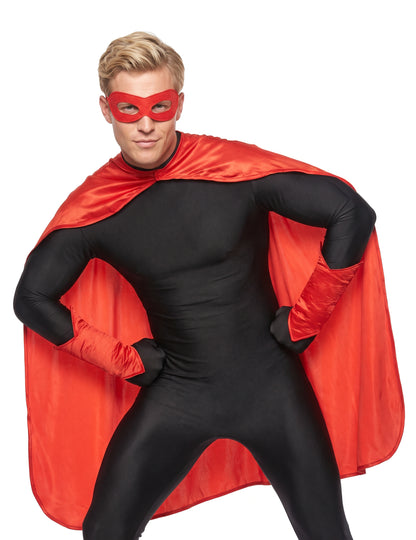 Kit accesorios superhéroes rojos adulto