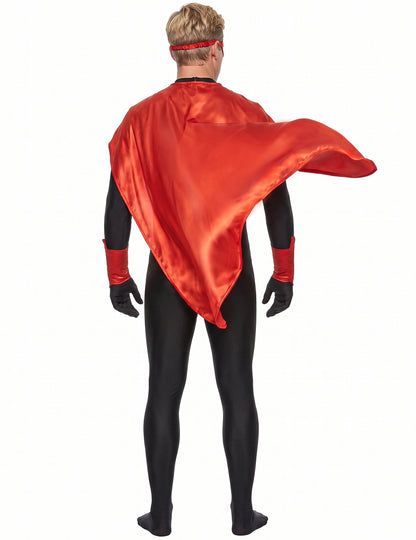 Kit accesorios superhéroes rojos adulto