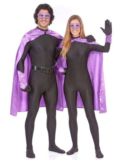 Kit superhéroes violeta adulto