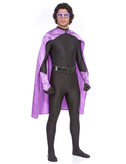 Kit superhéroes violeta adulto