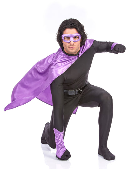 Kit superhéroes violeta adulto