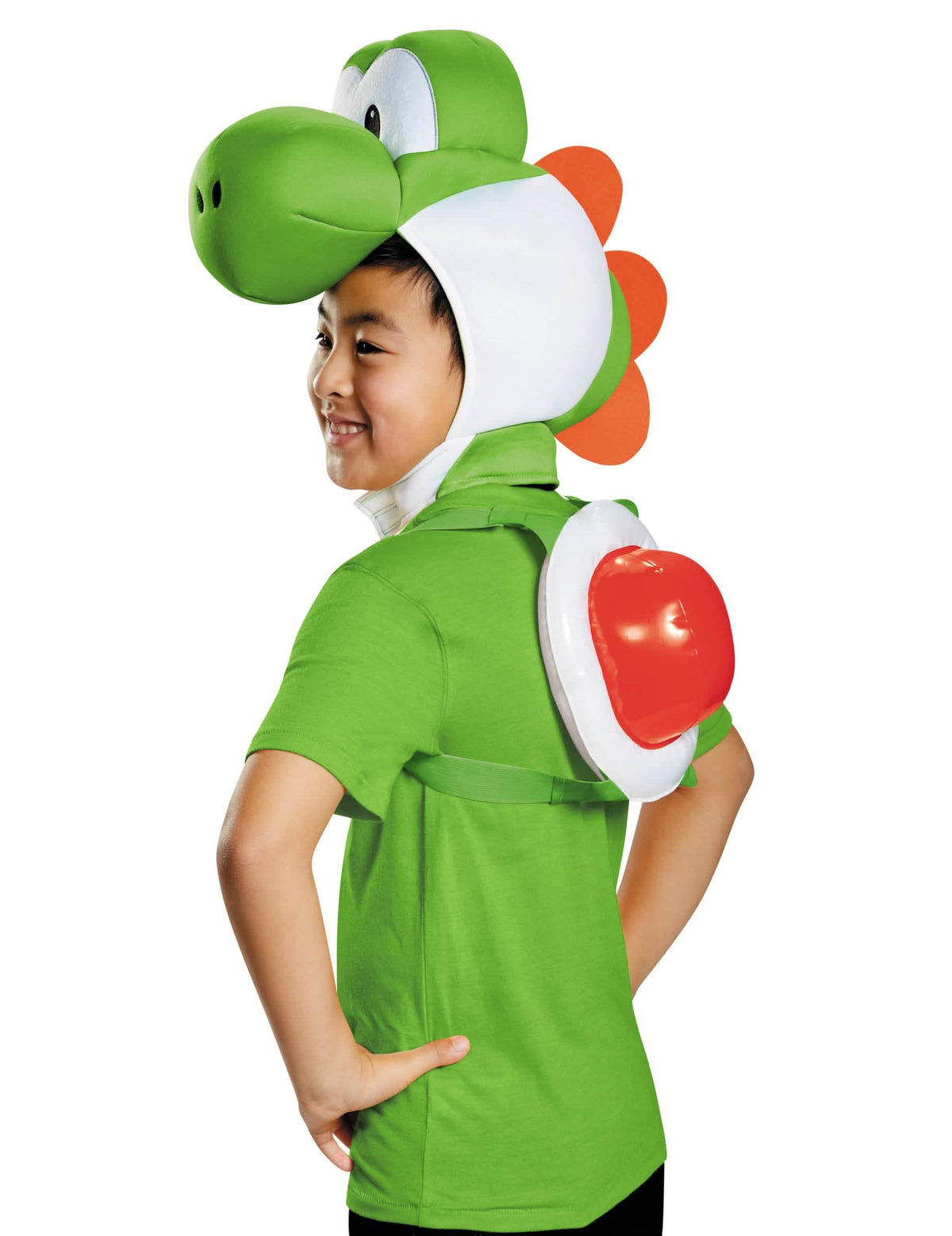 Kit Yoshi Nintendo® para niños verde y blanco con carcasa roja
