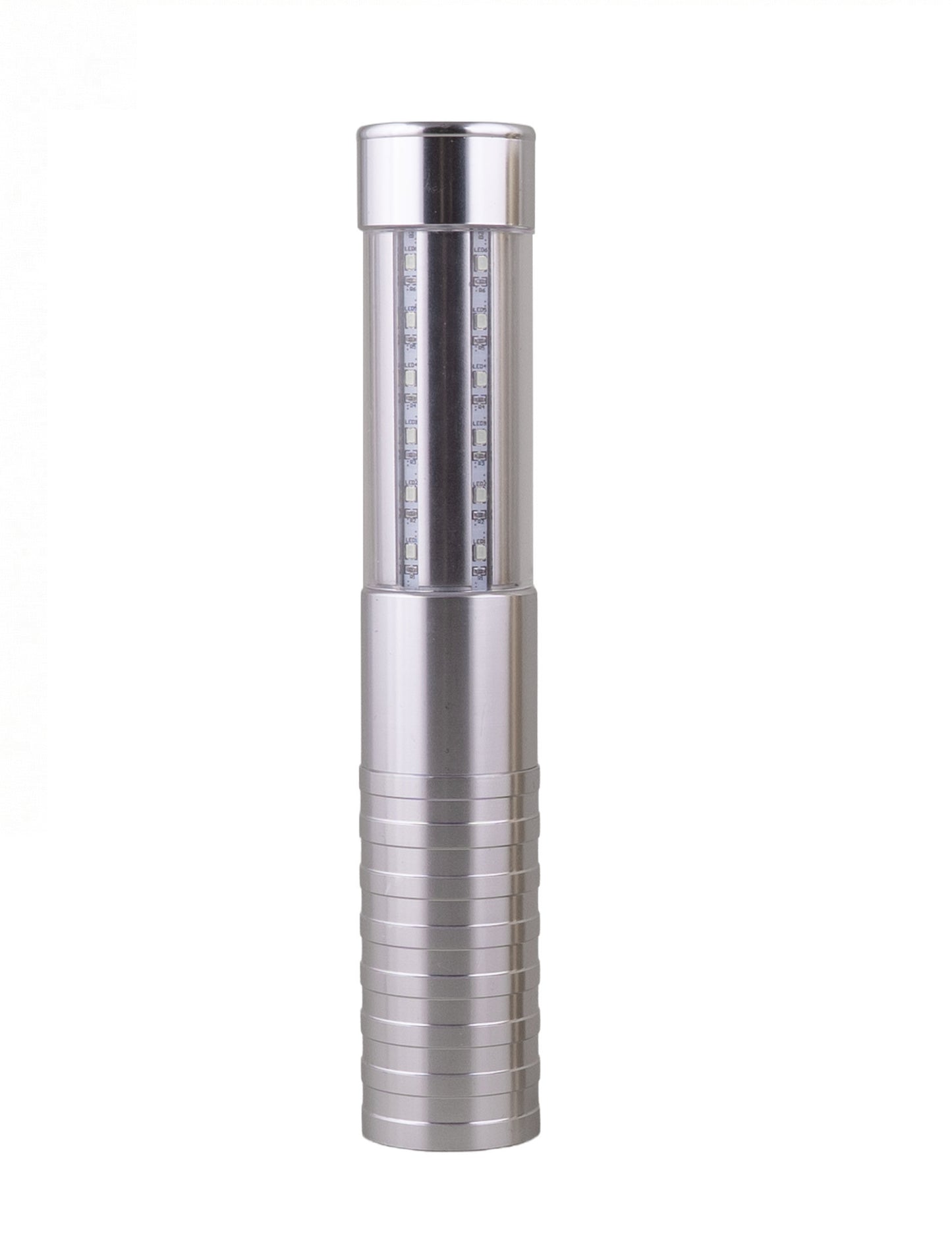 Lampe scintillante LED pour bouteille argent