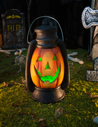 Farol Calabaza aterradora luminosa 38 cm