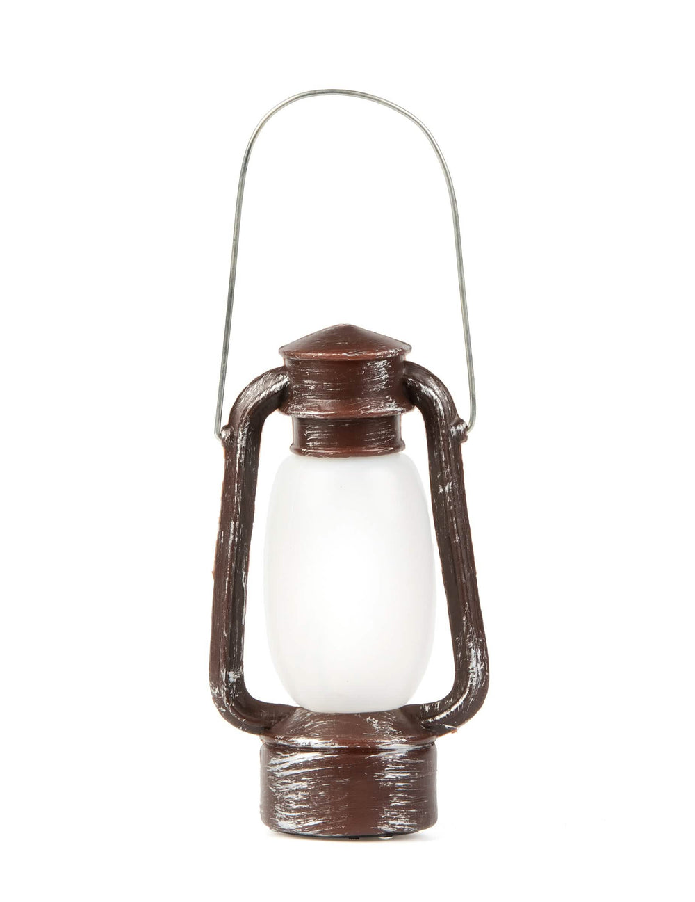 Lanterne lumineuse d'Halloween pour adulte marron effet vieilli